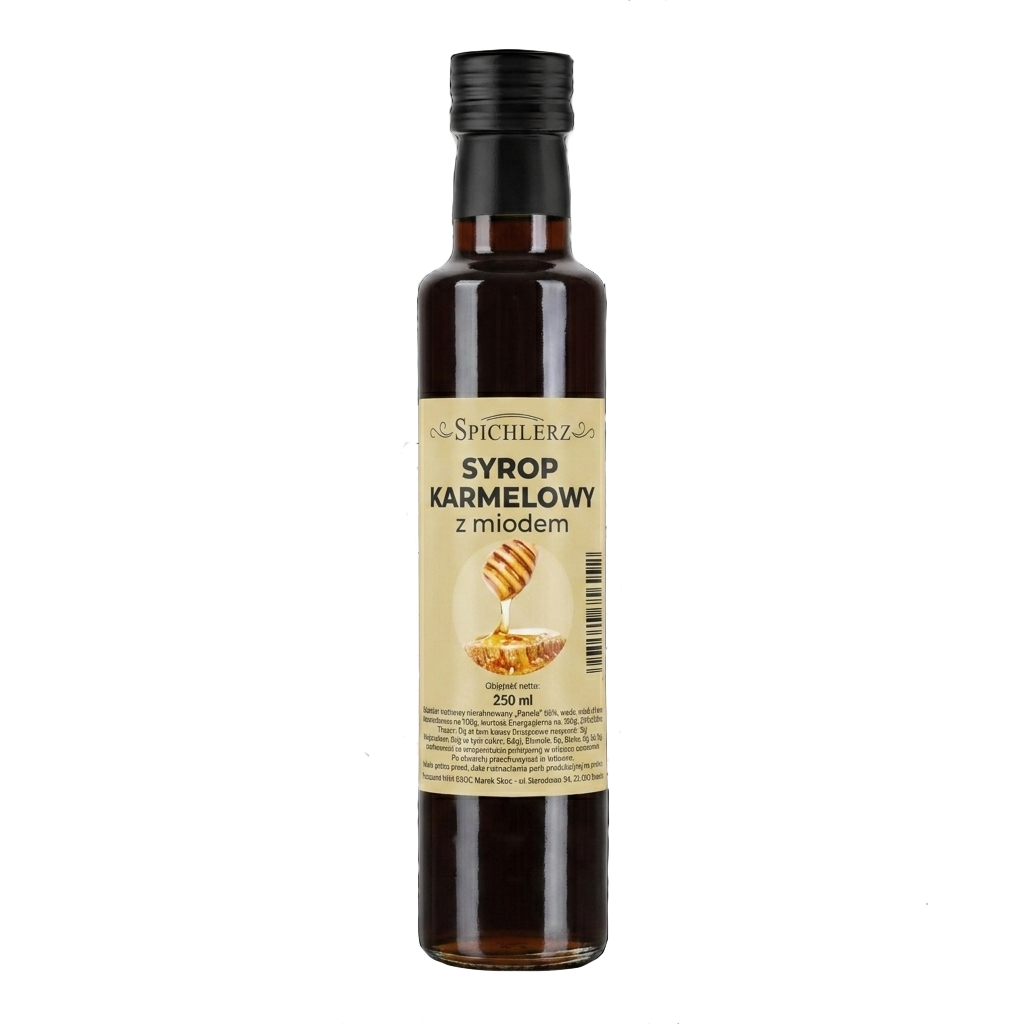 Syrop karmelowy z miodem 250 ml